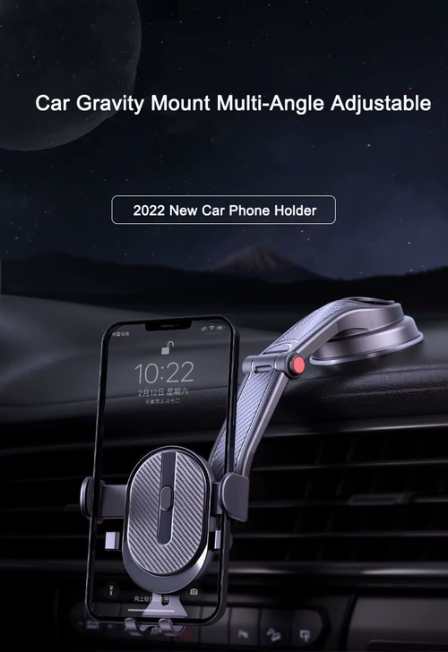 Car Phone Holder, Universal Car Phone Mount for Dashboard, 360° Rotatable Phone Holder for Car for All Smartphones