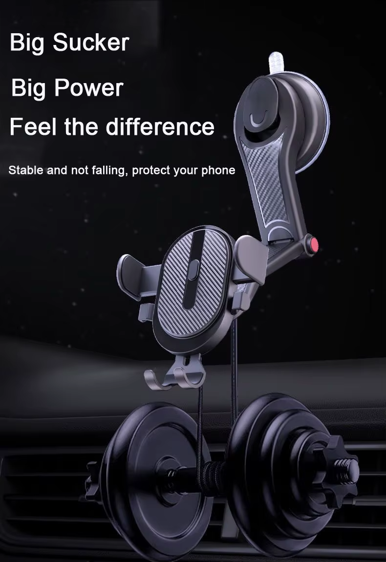 Car Phone Holder, Universal Car Phone Mount for Dashboard, 360° Rotatable Phone Holder for Car for All Smartphones