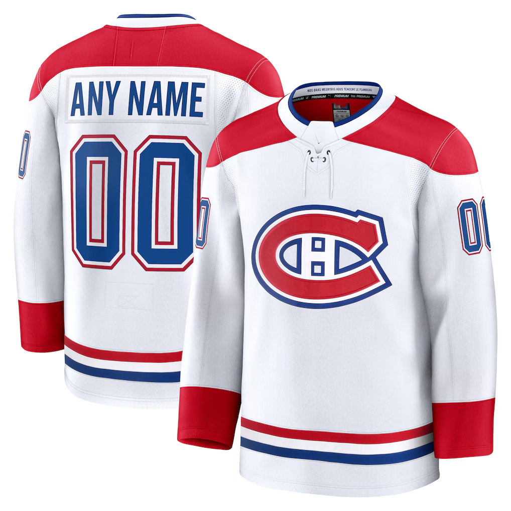 My Store Cheap M.Canadiens White Away Premium Jerseys