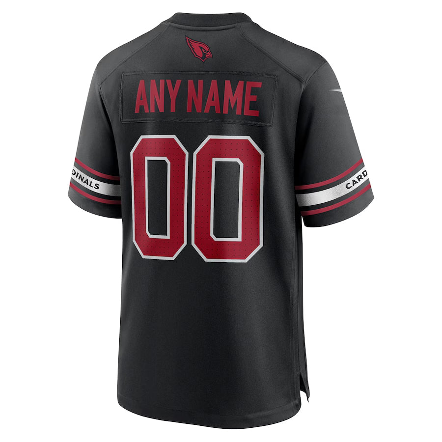 My Store Custom A.Cardinals Black Replica Alternate Game Stitched Jerseys
