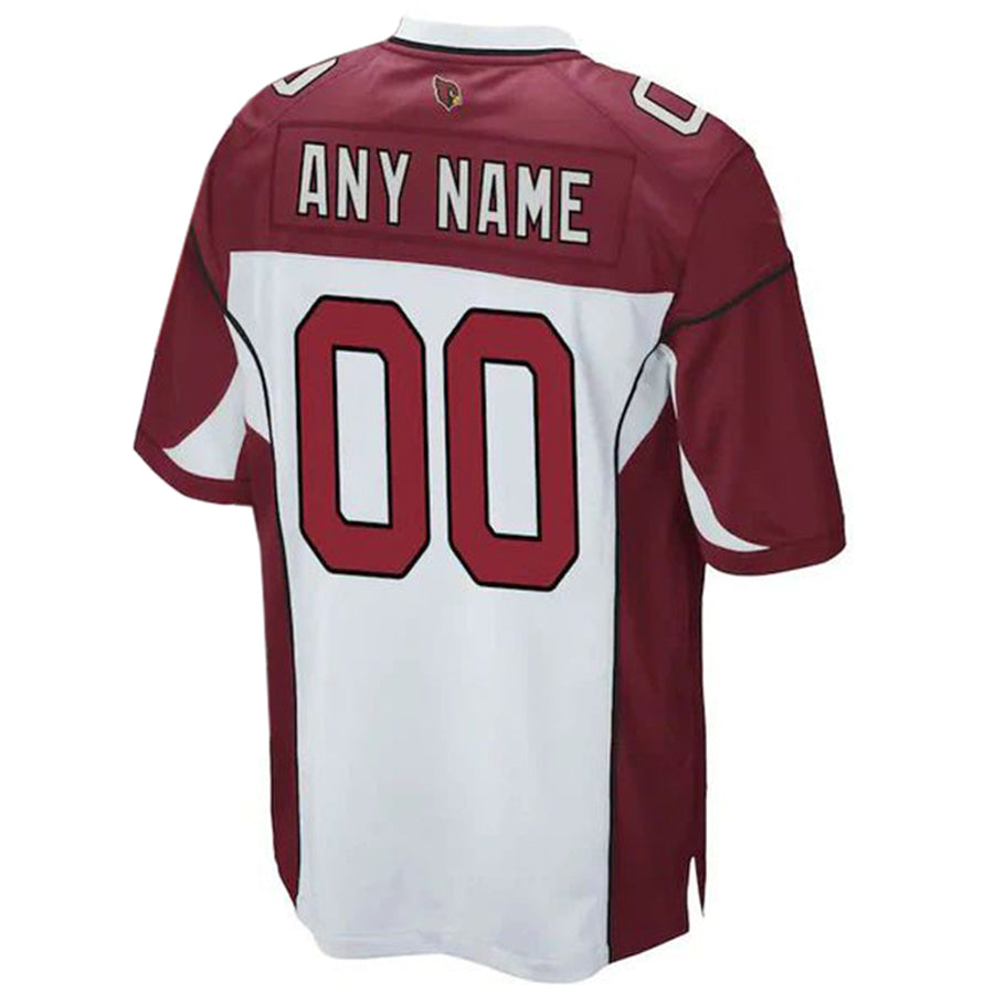 My Store Custom A.Cardinals White-Red Game Stitched Jerseys