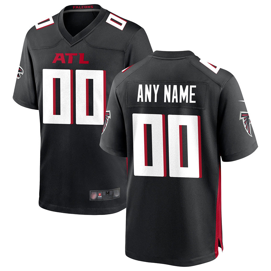 My Store Custom A.Falcons Black Home Game Stitched Jerseys