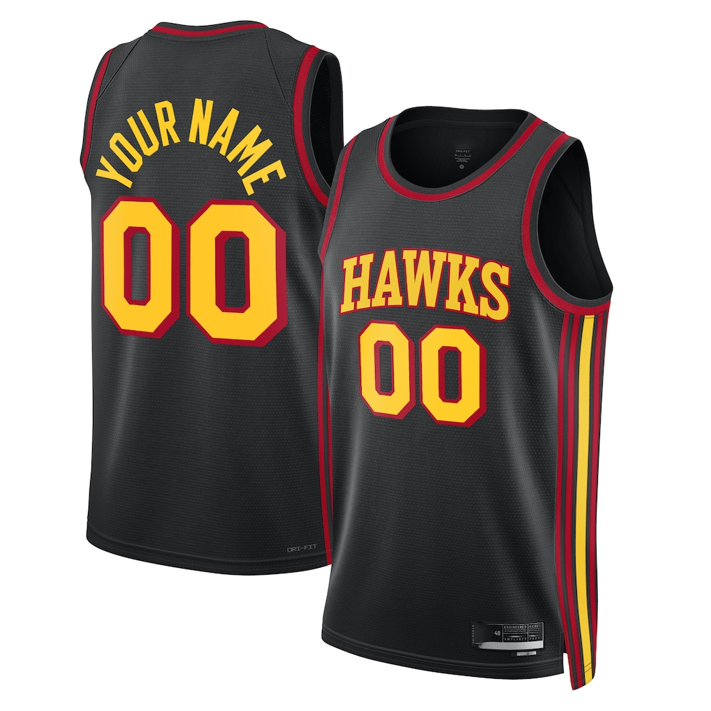 My Store Custom A.Hawks Black 202223 Swingman Jerseys - Statement Edition