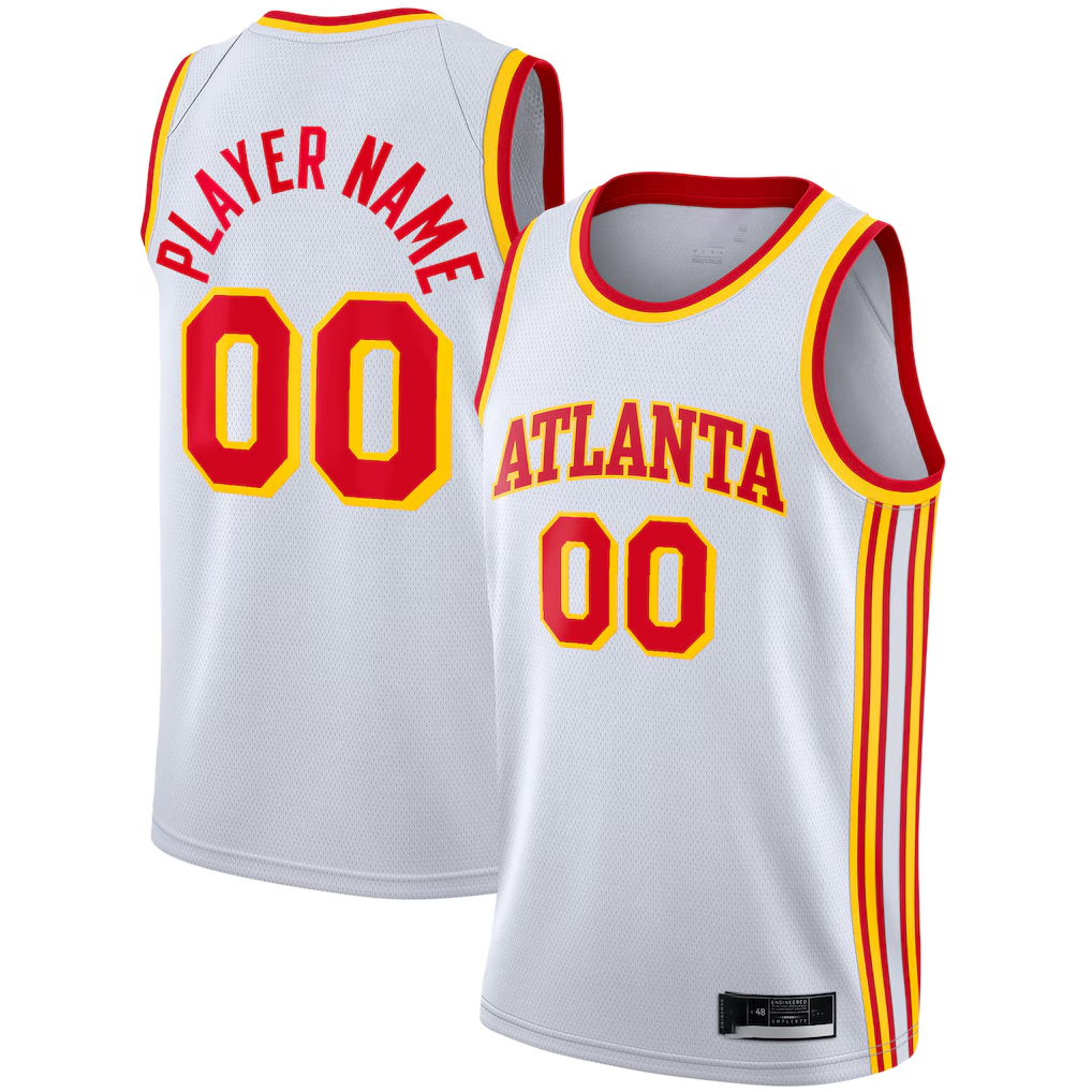 My Store Custom A.Hawks White 202021 Swingman Jerseys - Association Edition