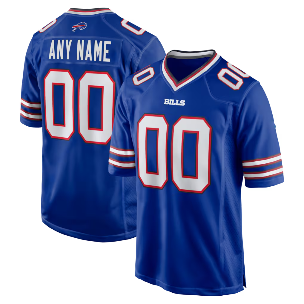 My Store Custom B.Bills Royal Royal Game Stitched Jerseys