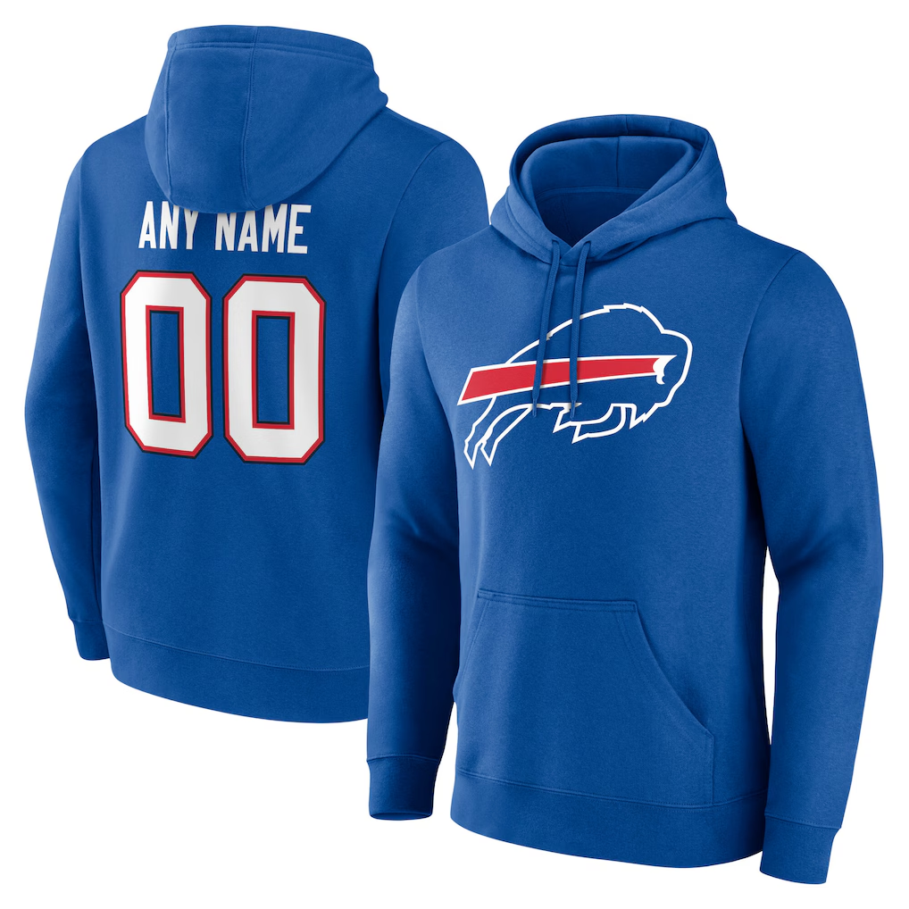 My Store Custom B.Bills Team Authentic Personalized Name & Number Hoodie Stitched Jerseys