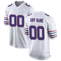 My Store Custom B.Bills White Alternate Game Stitched Jerseys