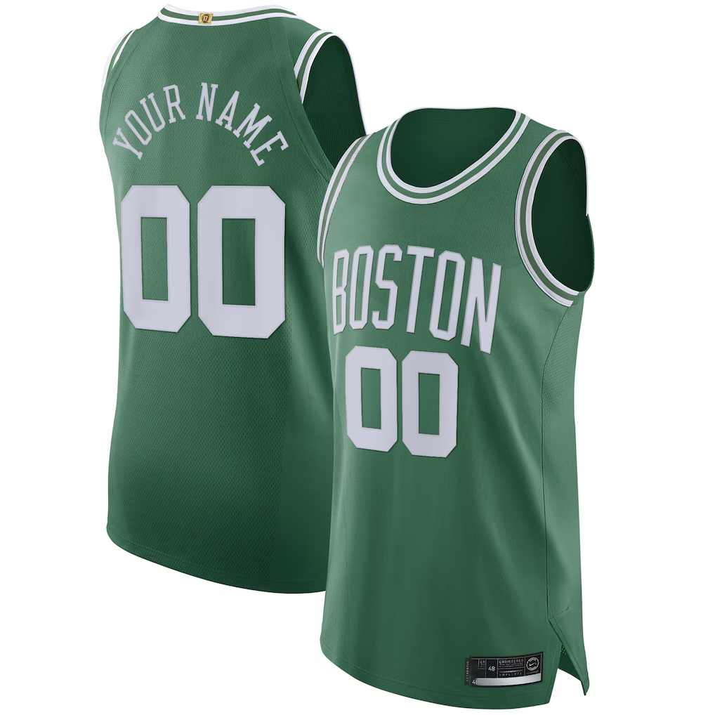 My Store Custom B.Celtics Green 202021 Authentic Jerseys - Icon Edition