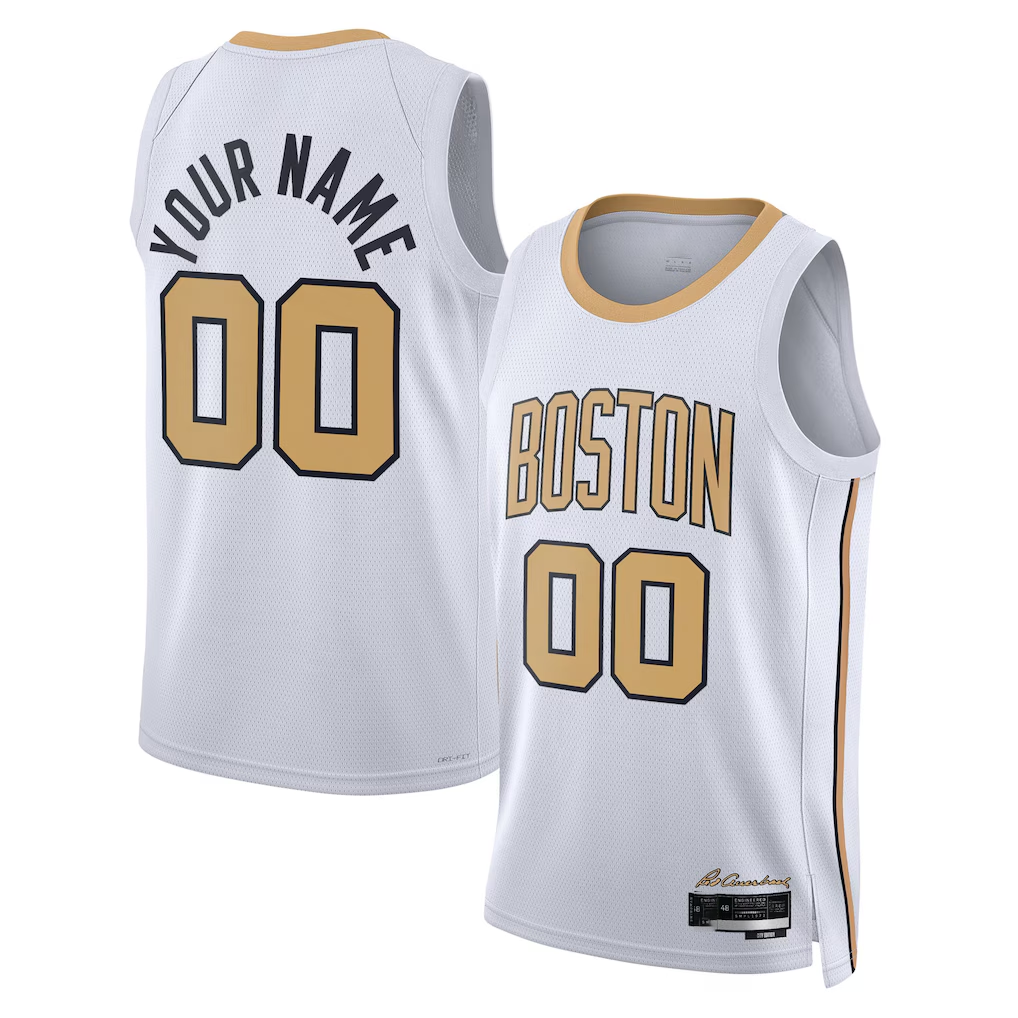 My Store Custom B.Celtics White 202526 City Edition Swingman Jerseys