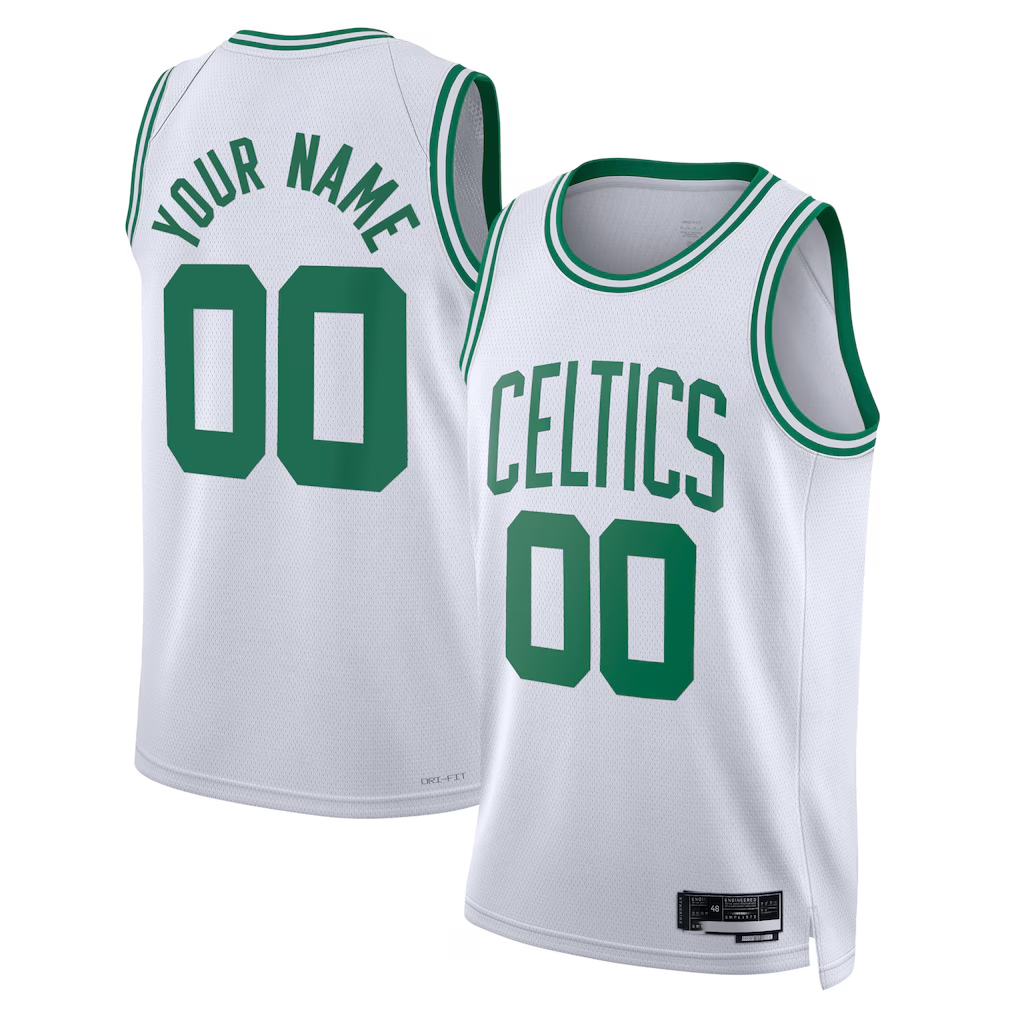 My Store Custom B.Celtics White Swingman Jerseys - Association Edition