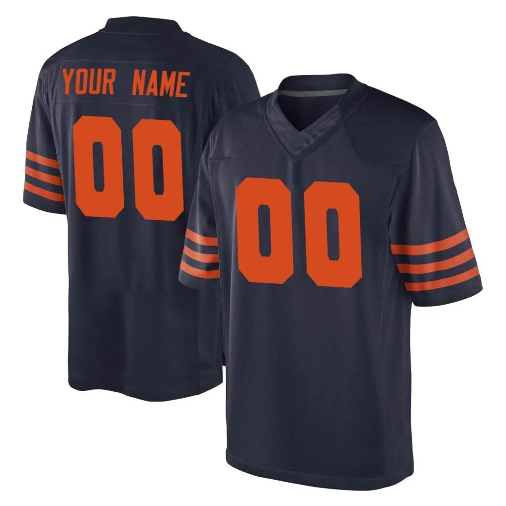 My Store Custom C.Bears Navy Blue Alternate Game Any Name & Numbers Stitched Jerseys