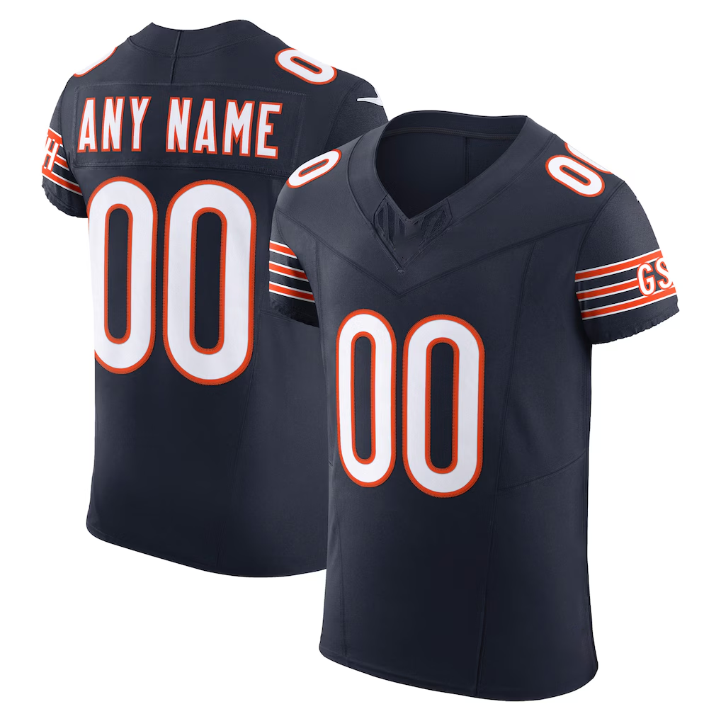 My Store Custom C.Bears Navy Vapor F.U.S.E. Elite  Stitched Jerseys
