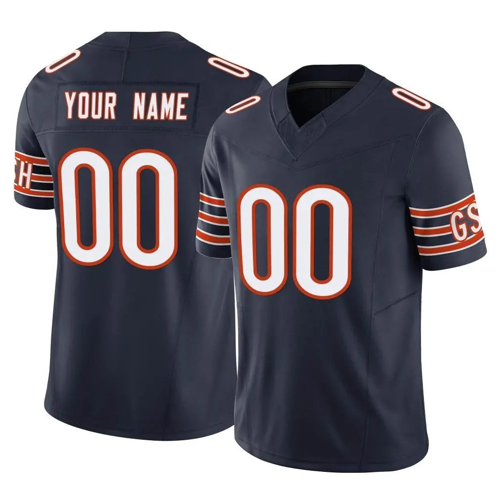 My Store Custom C.Bears Navy Vapor F.U.S.E. Limited Home Game Any Name & Numbers Stitched Jerseys