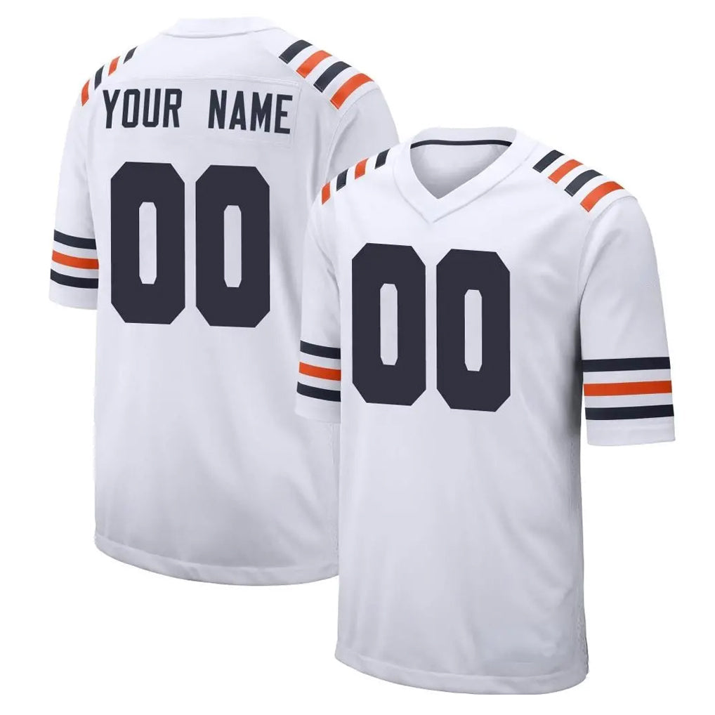 My Store Custom C.Bears White Classic Home Game Any Name & Numbers Stitched Jerseys