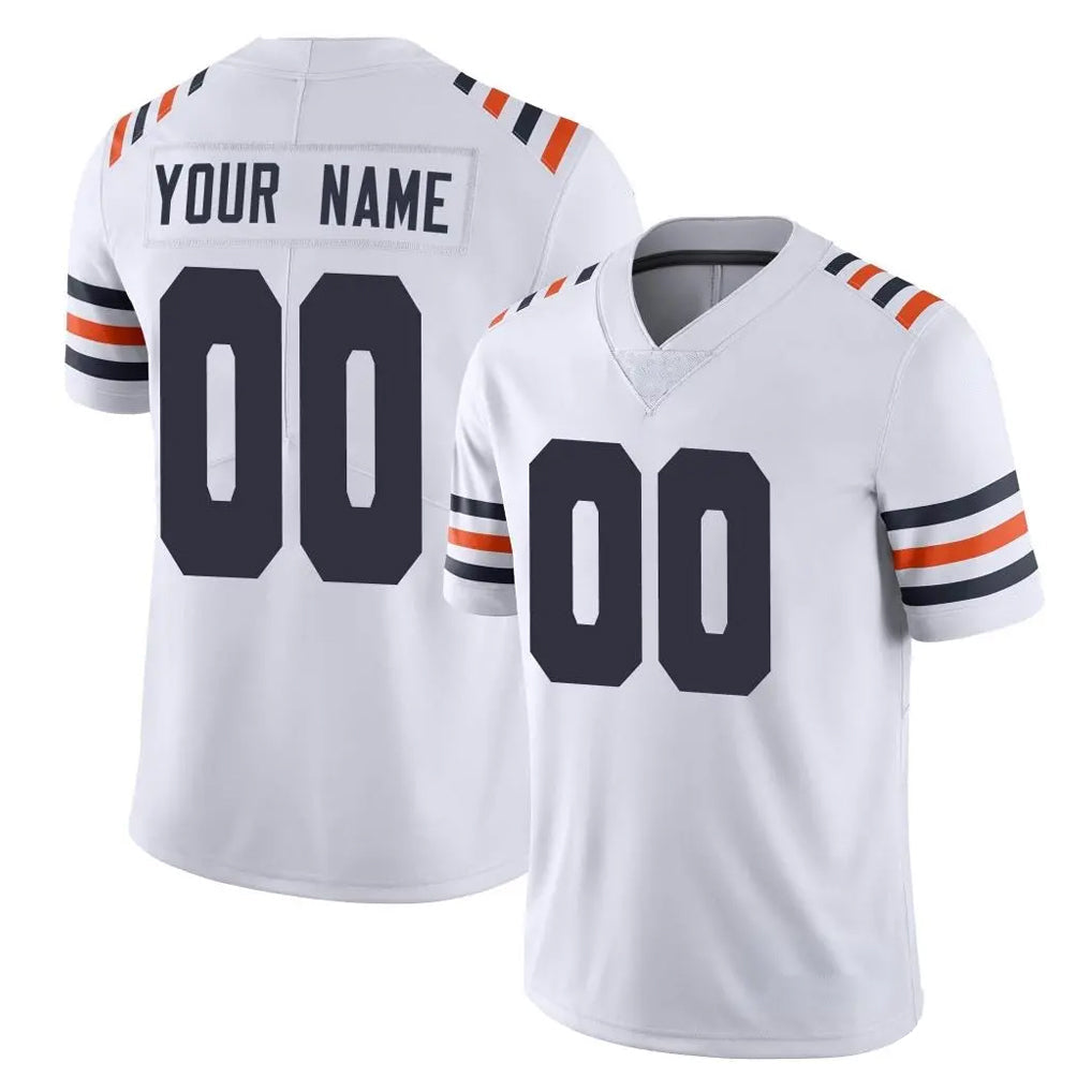 My Store Custom C.Bears White Classic Vapor Limited Home Game Any Name & Numbers Stitched Jerseys