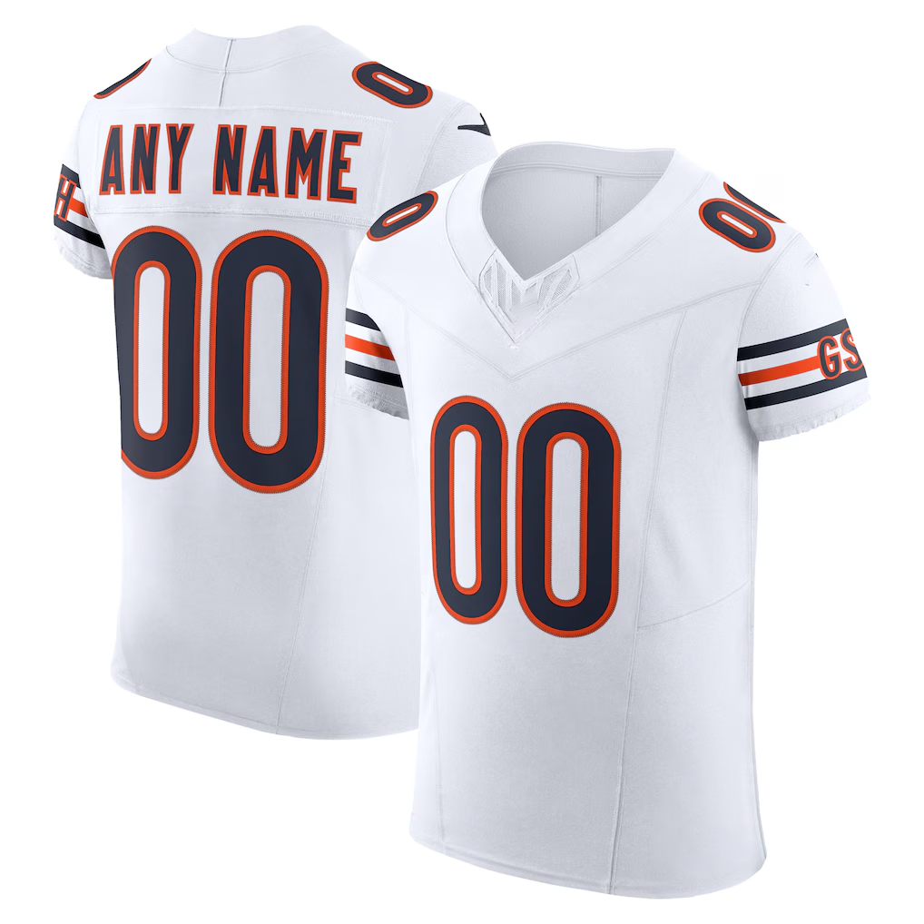 My Store Custom C.Bears White Vapor F.U.S.E. Elite Stitched Jerseys