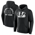 My Store Custom C.Bengals Black Personalized Name & Number Pullover Hoodie Stitched Jerseys