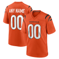 My Store Custom C.Bengals Orange Alternate Game Stitched Jerseys