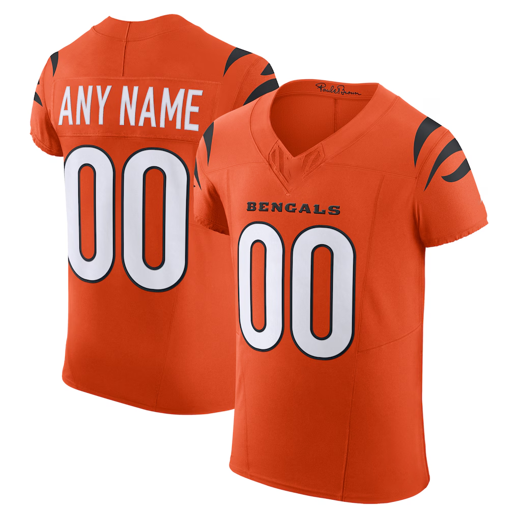 My Store Custom C.Bengals Orange Alternate Vapor F.U.S.E. Elite Stitched Jerseys