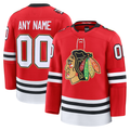 My Store Custom C.Blackhawks Red Centennial Premium Jerseys
