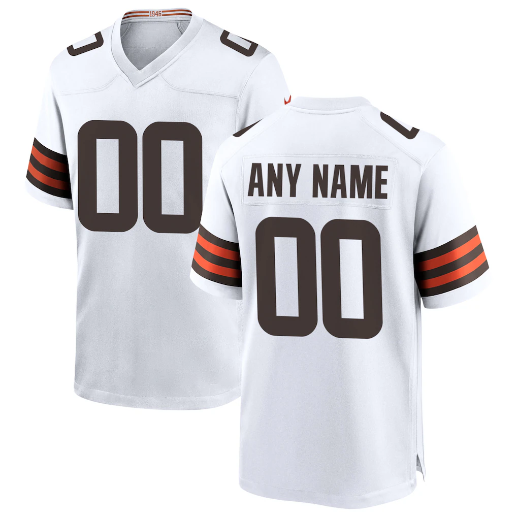 My Store Custom C.Browns White Game Stitched Jerseys