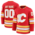 My Store Custom C.Flames Red Home Premium Jerseys