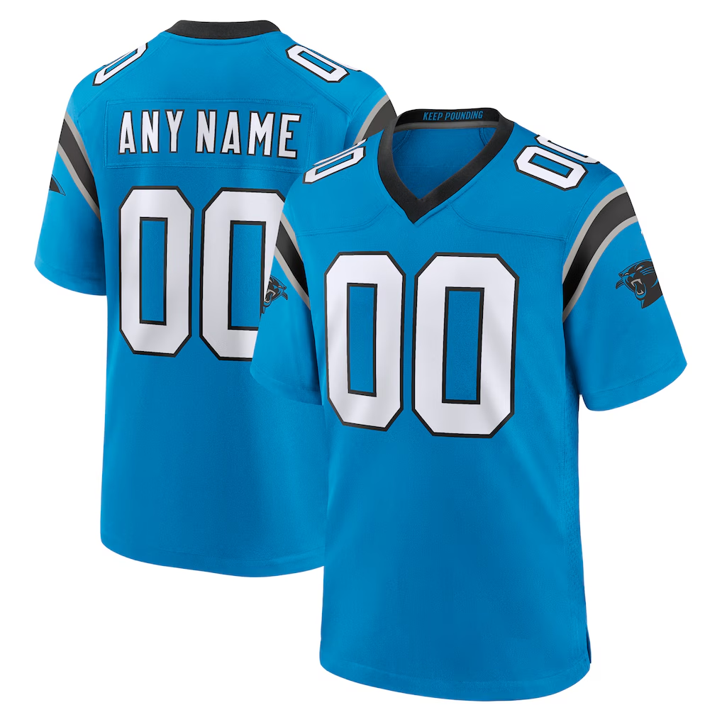 My Store Custom C.Panthers Blue Alternate Game Stitched Jerseys