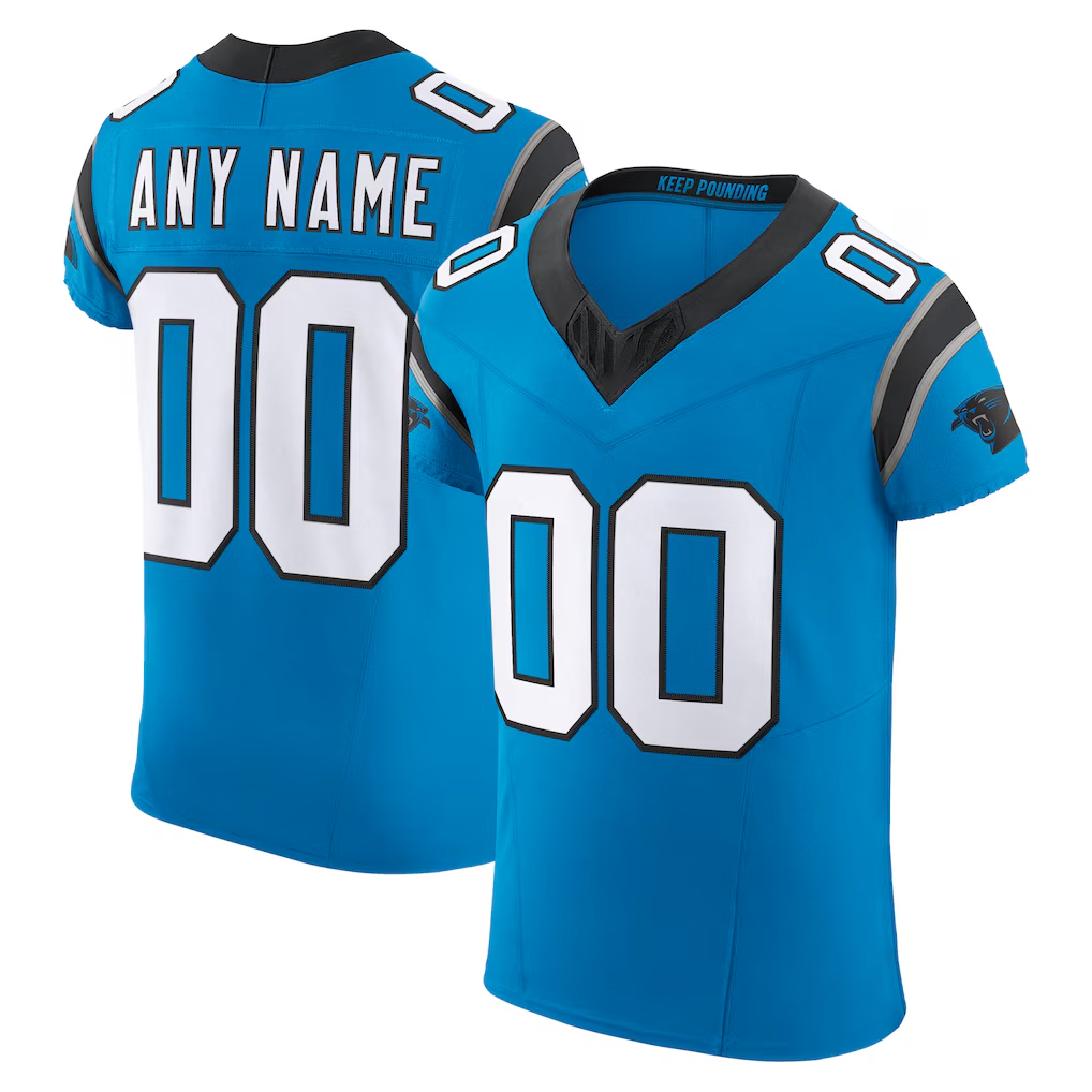 My Store Custom C.Panthers Blue Vapor F.U.S.E. Elite Stitched Jerseys