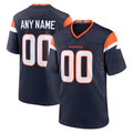 My Store Custom D.Broncos Navy Alternate Mile High Collection Game Stitched Jerseys
