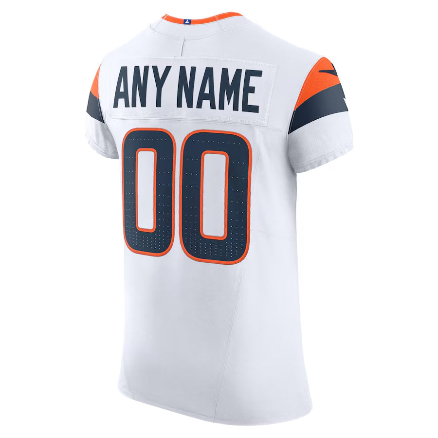 My Store Custom D.Broncos White Vapor F.U.S.E. Elite Stitched Jerseys