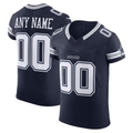 My Store Custom D.Cowboys Navy Vapor F.U.S.E. Elite Stitched Jerseys