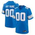 My Store Custom D.Lions Blue Home Game Stitched Jerseys