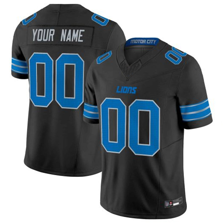 My Store Custom D.Lions Blue Vapor F.U.S.E. Limited Elite Stitched Jerseys