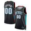 My Store Custom D.Pistons Charcoal 202526 City Edition Swingman Jerseys