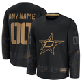 My Store Custom D.Stars Black 2024 Military Appreciation Practice Jerseys