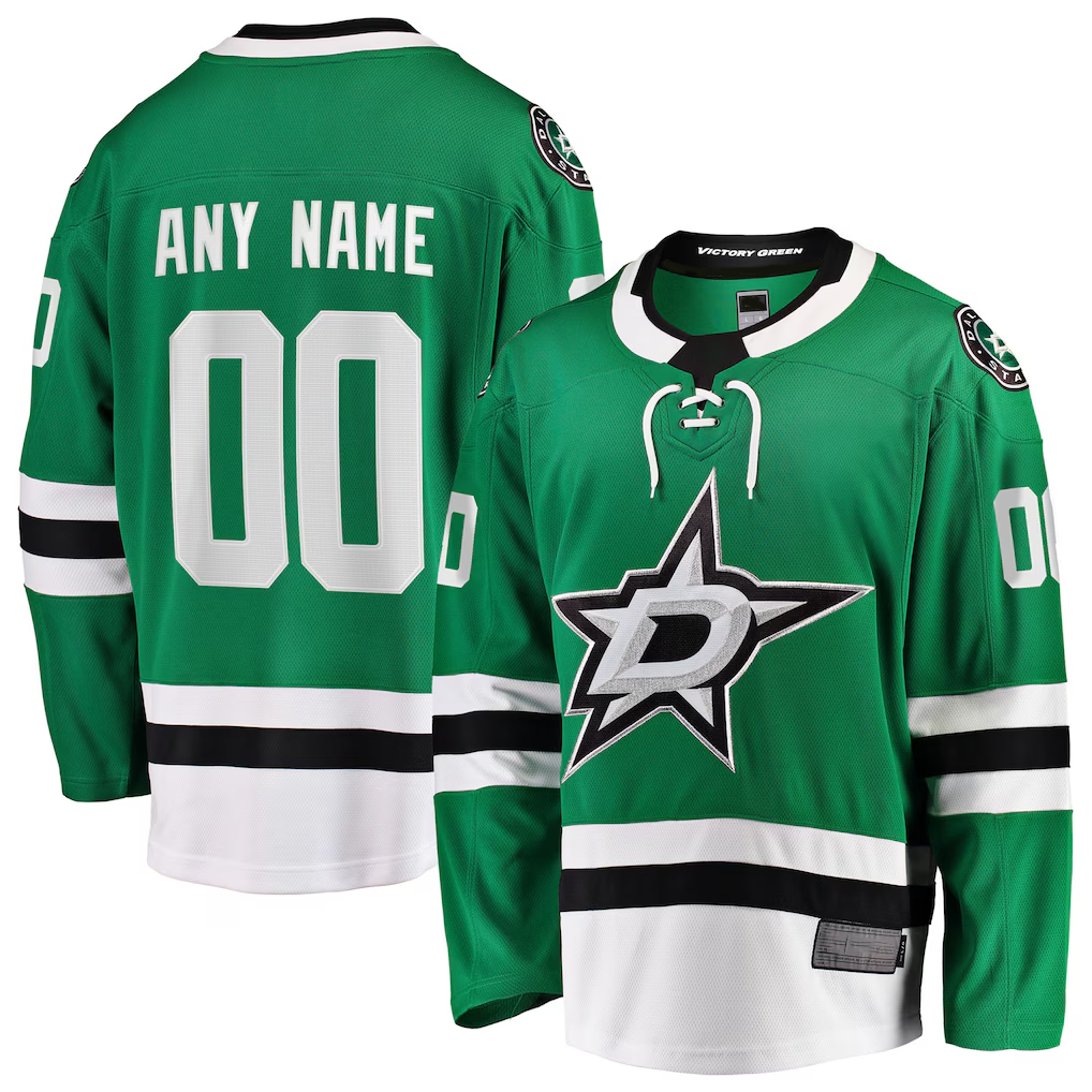 My Store Custom D.Stars Green Home Breakaway Jerseys