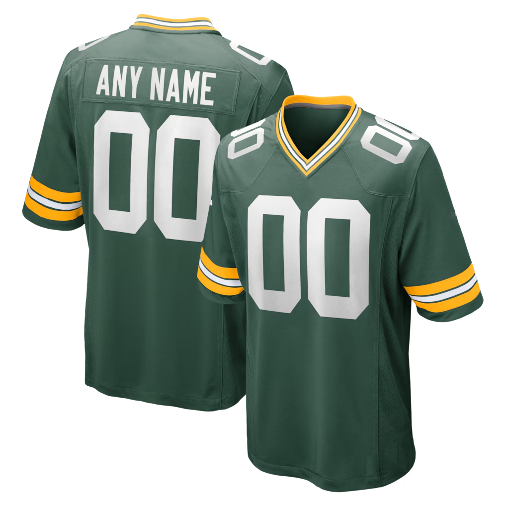 My Store Custom GB.Packers Green Game Stitched Jerseys