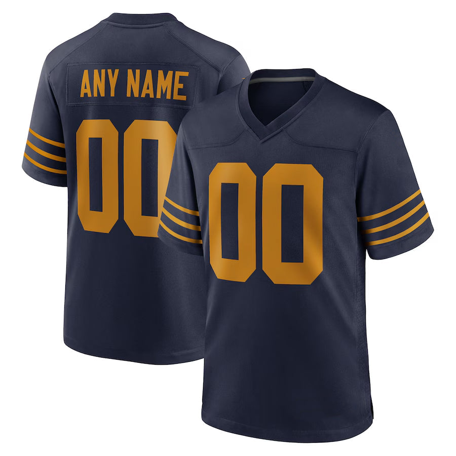 My Store Custom GB.Packers Navy The 1923 Classic Game Stitched Jerseys