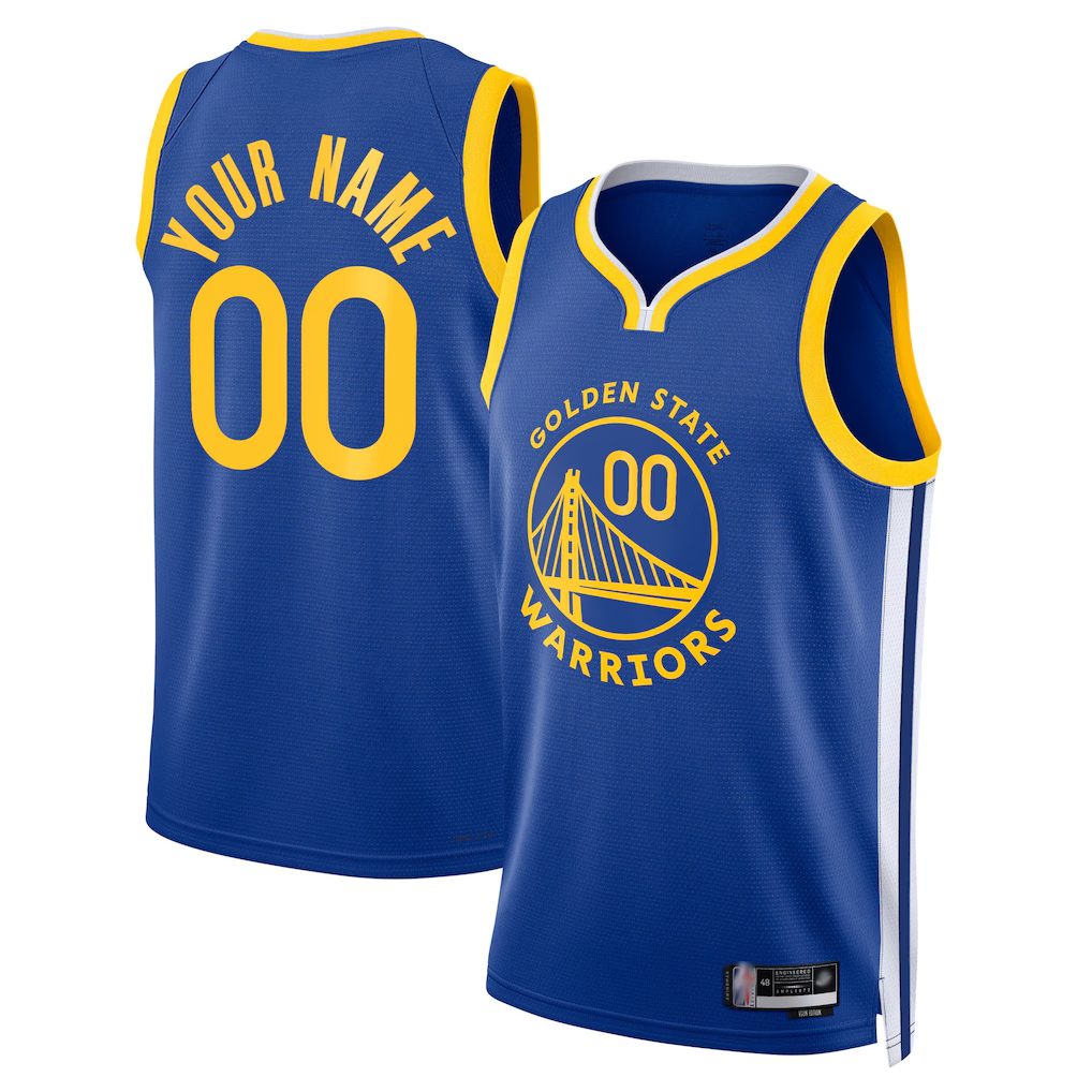 My Store Custom GS.Warriors Royal Swingman Jerseys - Icon Edition