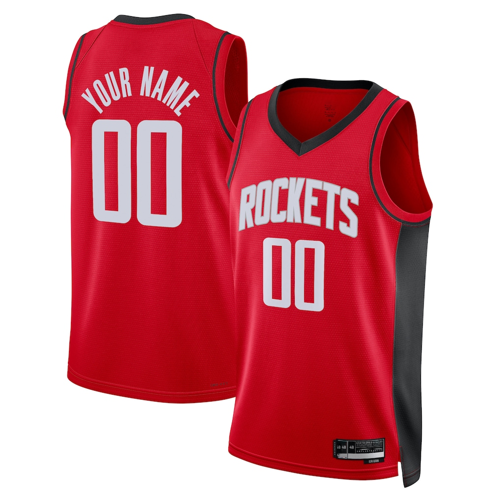 My Store Custom H.Rockets Red Swingman Stitched Jerseys - Icon Edition