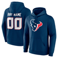 My Store Custom H.Texans Navy Team Authentic Personalized Name & Number Hoodie Stitched Jerseys