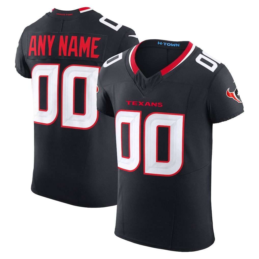My Store Custom H.Texans Navy Team Vapor F.U.S.E. Elite Stitched Jerseys