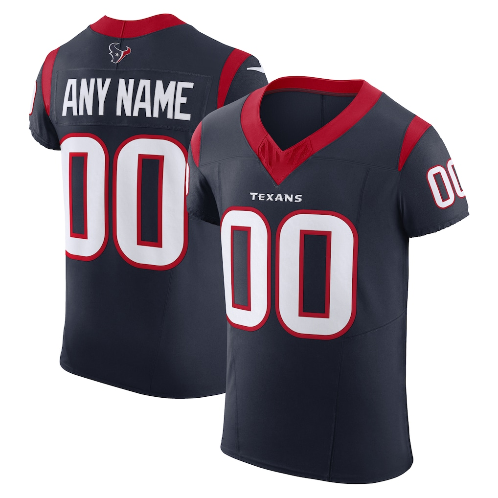 My Store Custom H.Texans Navy Vapor F.U.S.E. Elite Stitched Jerseys