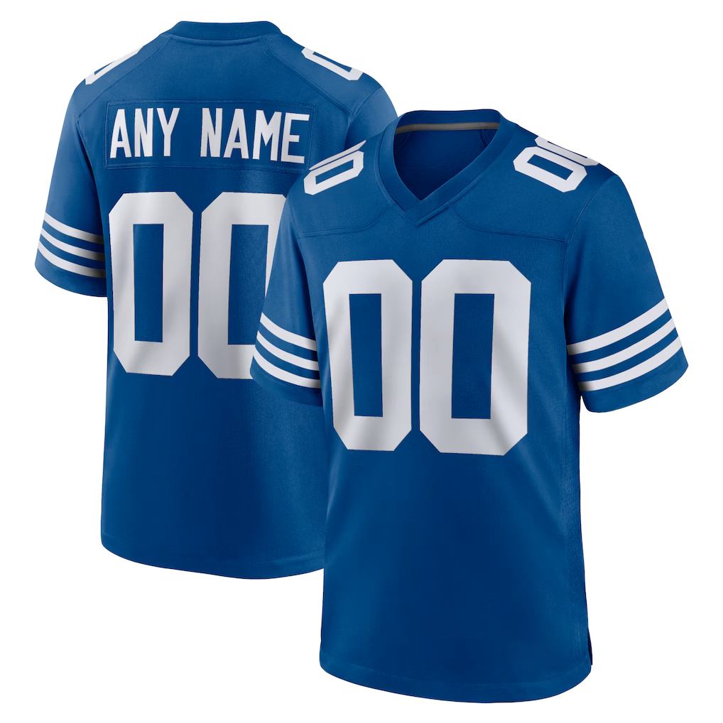 My Store Custom IN.Colts Royal Alternate Stitched Jerseys