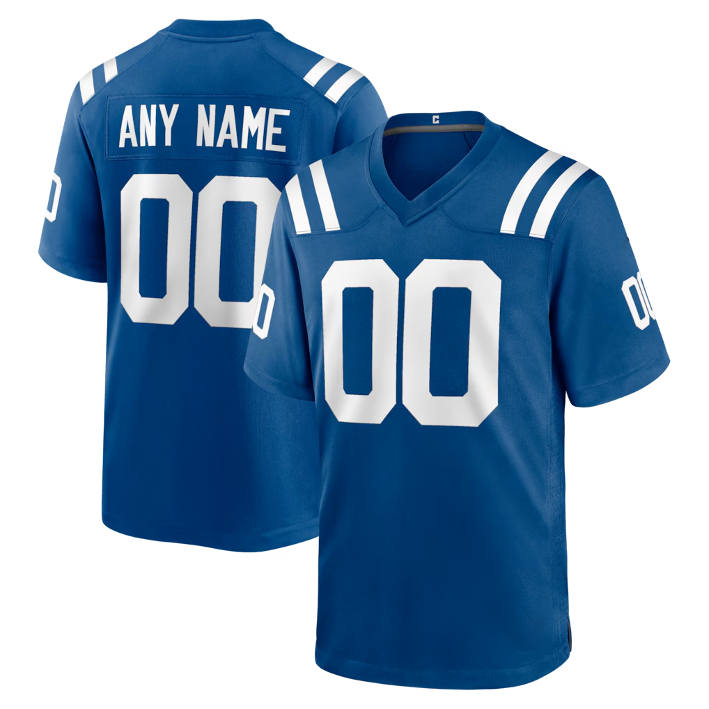 My Store Custom IN.Colts Royal Game Stitched Jerseys