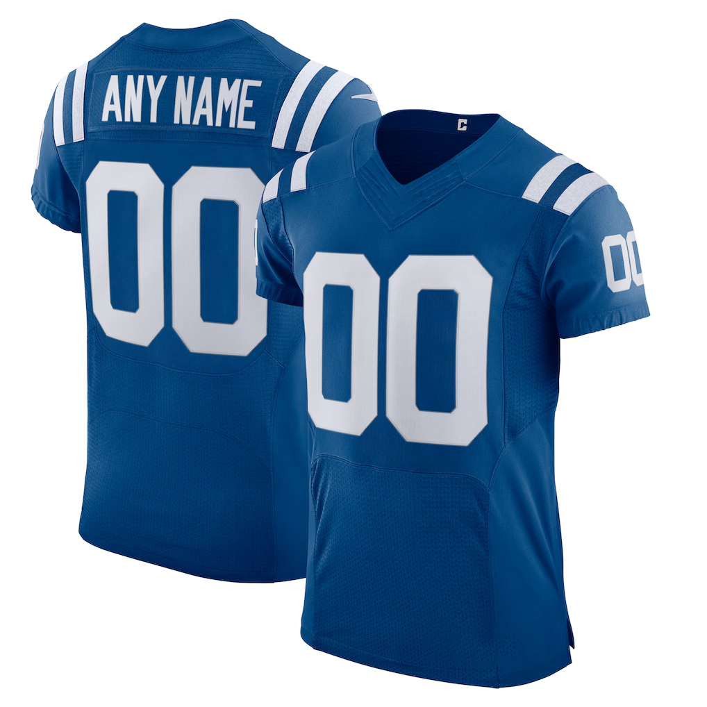 My Store Custom IN.Colts Royal Vapor Elite Stitched Jerseys