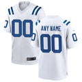 My Store Custom IN.Colts White Replica Home Game Stitched Jerseys
