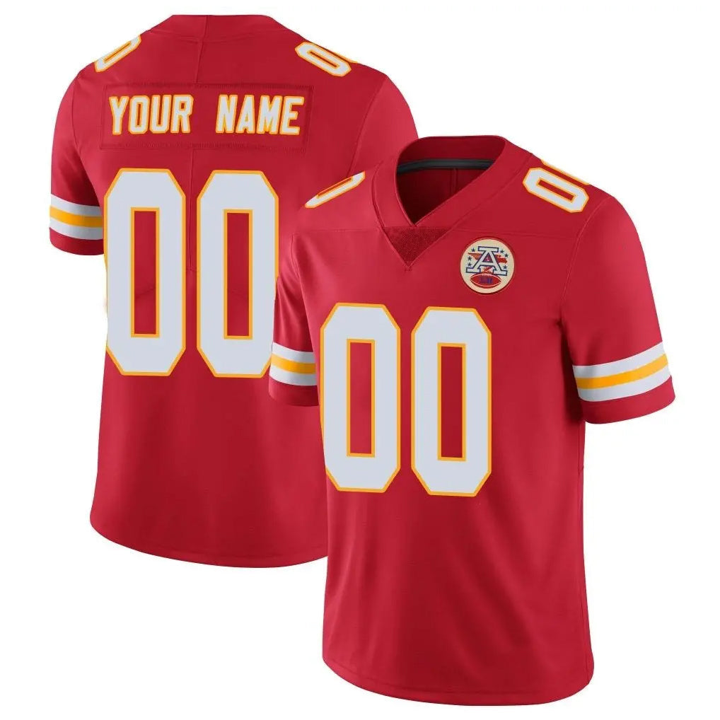 My Store Custom KC.Chiefs Red Limited Vapor Untouchable Home Game Any Name & Numbers Stitched Jerseys