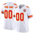 My Store Custom KC.Chiefs White Limited Vapor F.U.S.E. Home Game Any Name & Numbers Stitched Jerseys