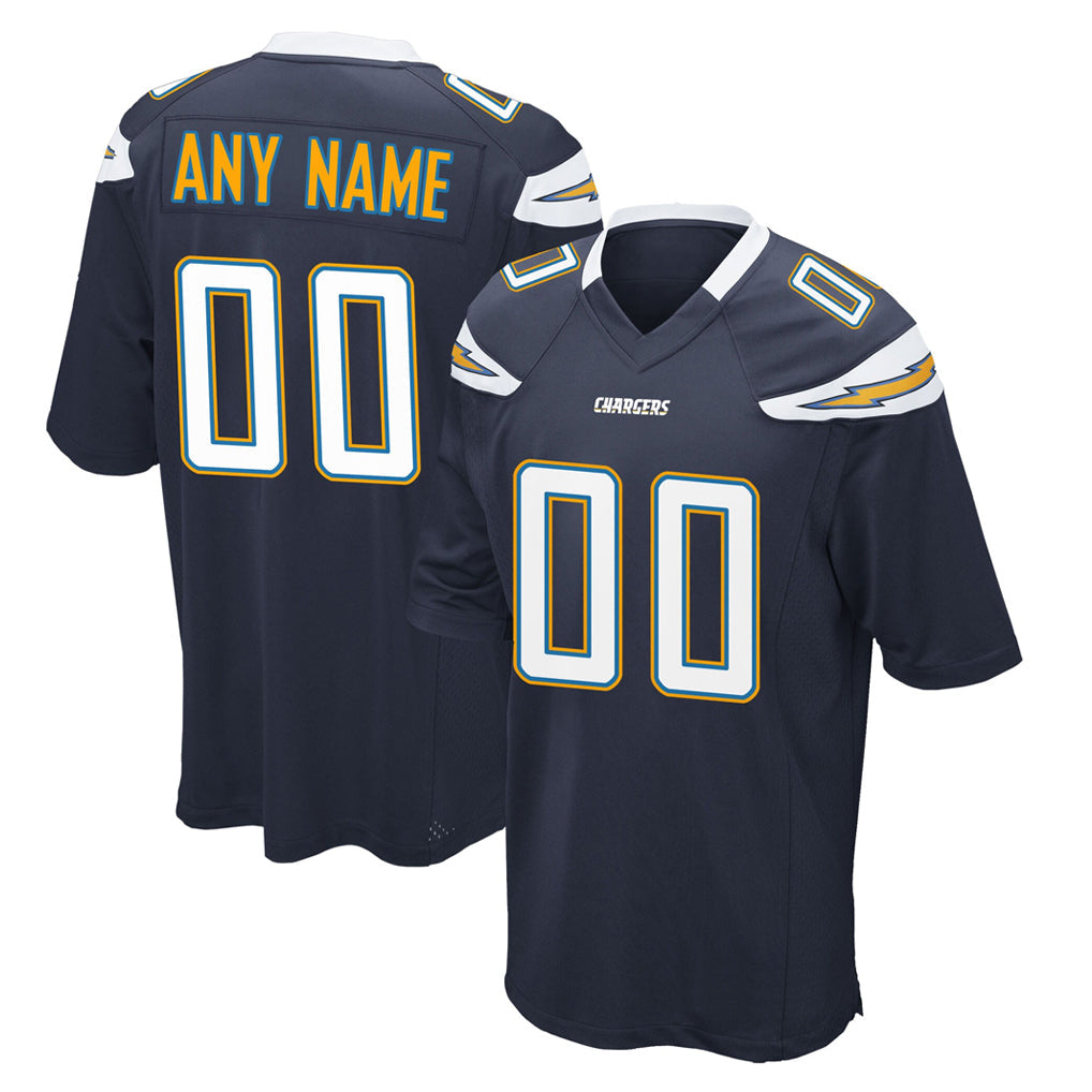 My Store Custom LA.Chargers Navy Game Stitched Jerseys